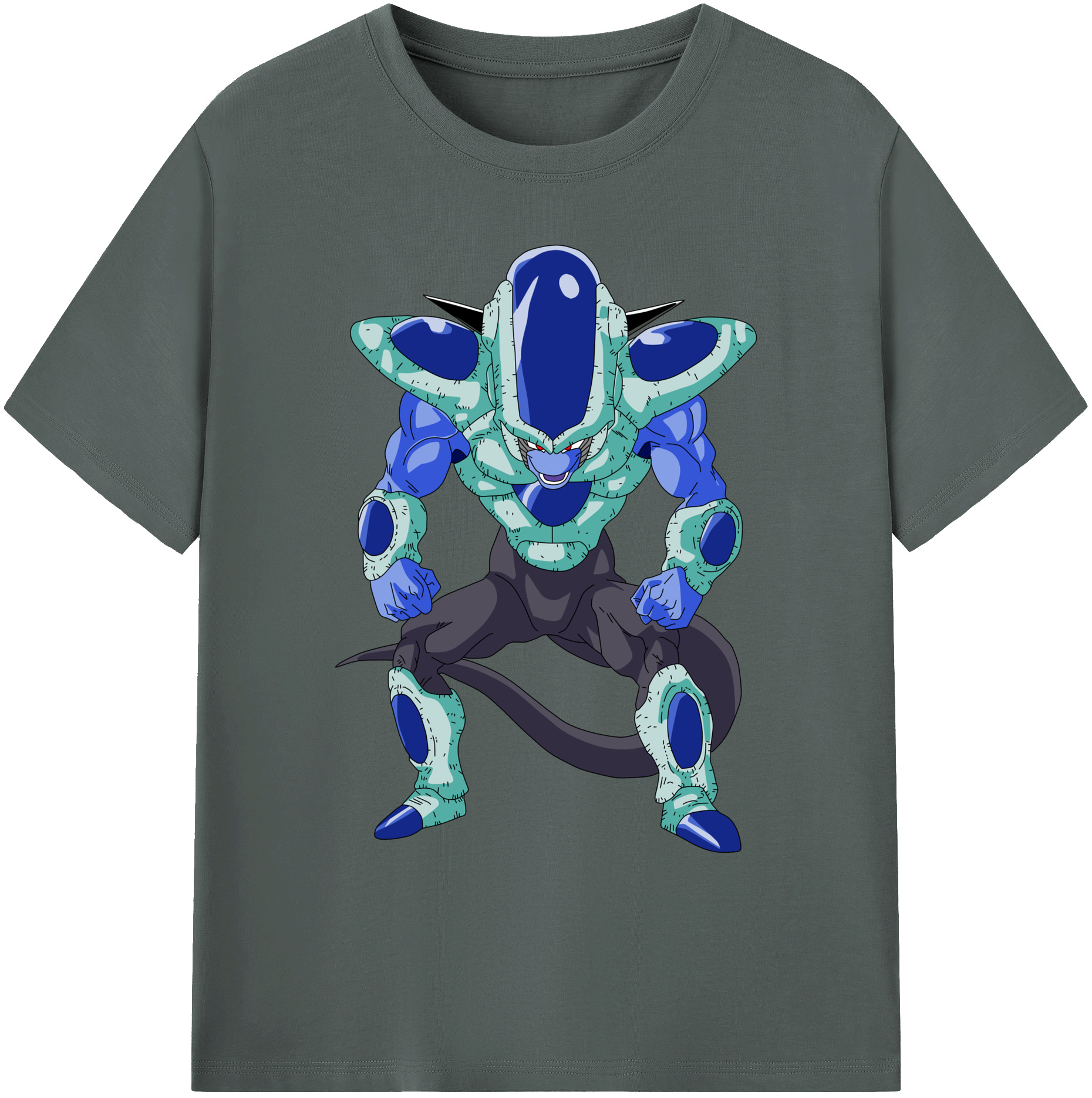 （画像用） ドラゴンボール フリーザ DRAGON BALL Frieza 綿100％ メンズ半袖Tシャツ｜肌触りやわらか＆通気性